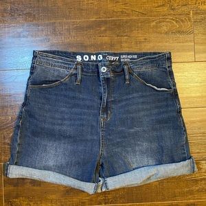 Curvy size 15 jean shorts